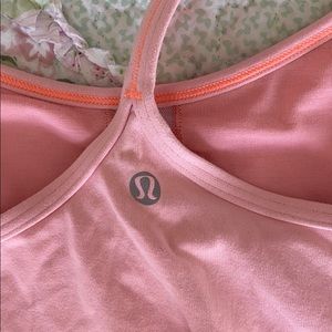 pink lululemon running tank top